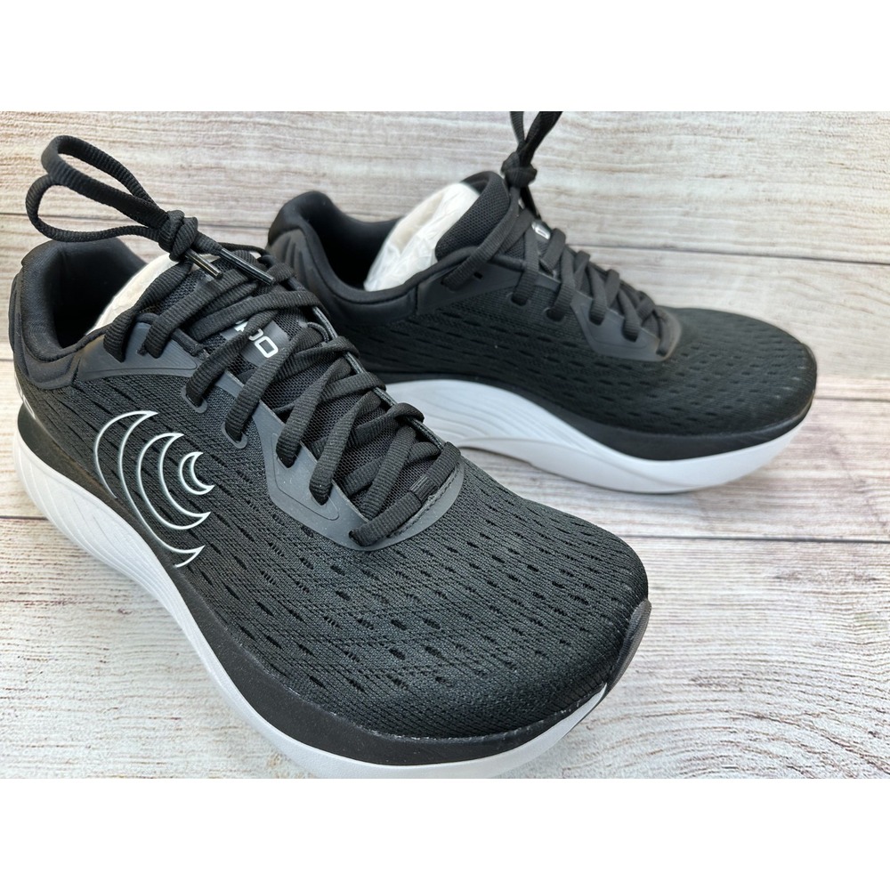 Topo Athletic Atmos Women's Black Running Shoes Size 9 Wide Cushioned Trainer